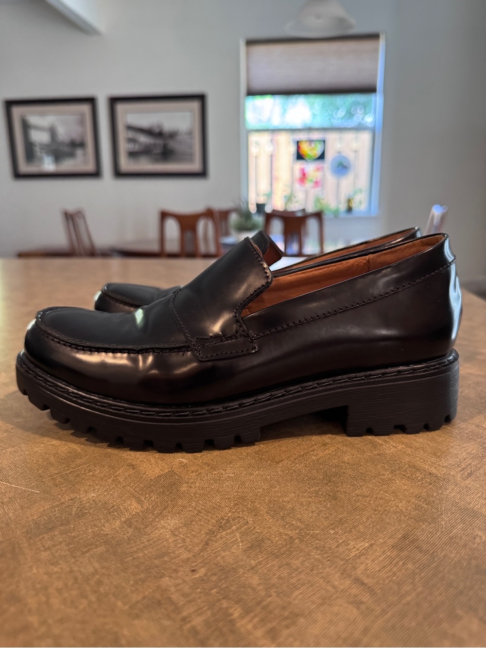 Josef Seibel Chunky Black Loafers (37)